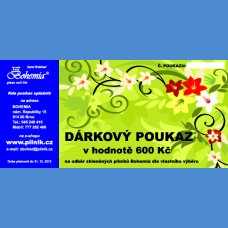 Darčekový poukaz v ceně 24 EUR Darčekové poukazy